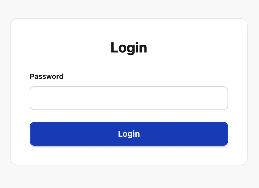 The Login UI of Fusion RSS reader